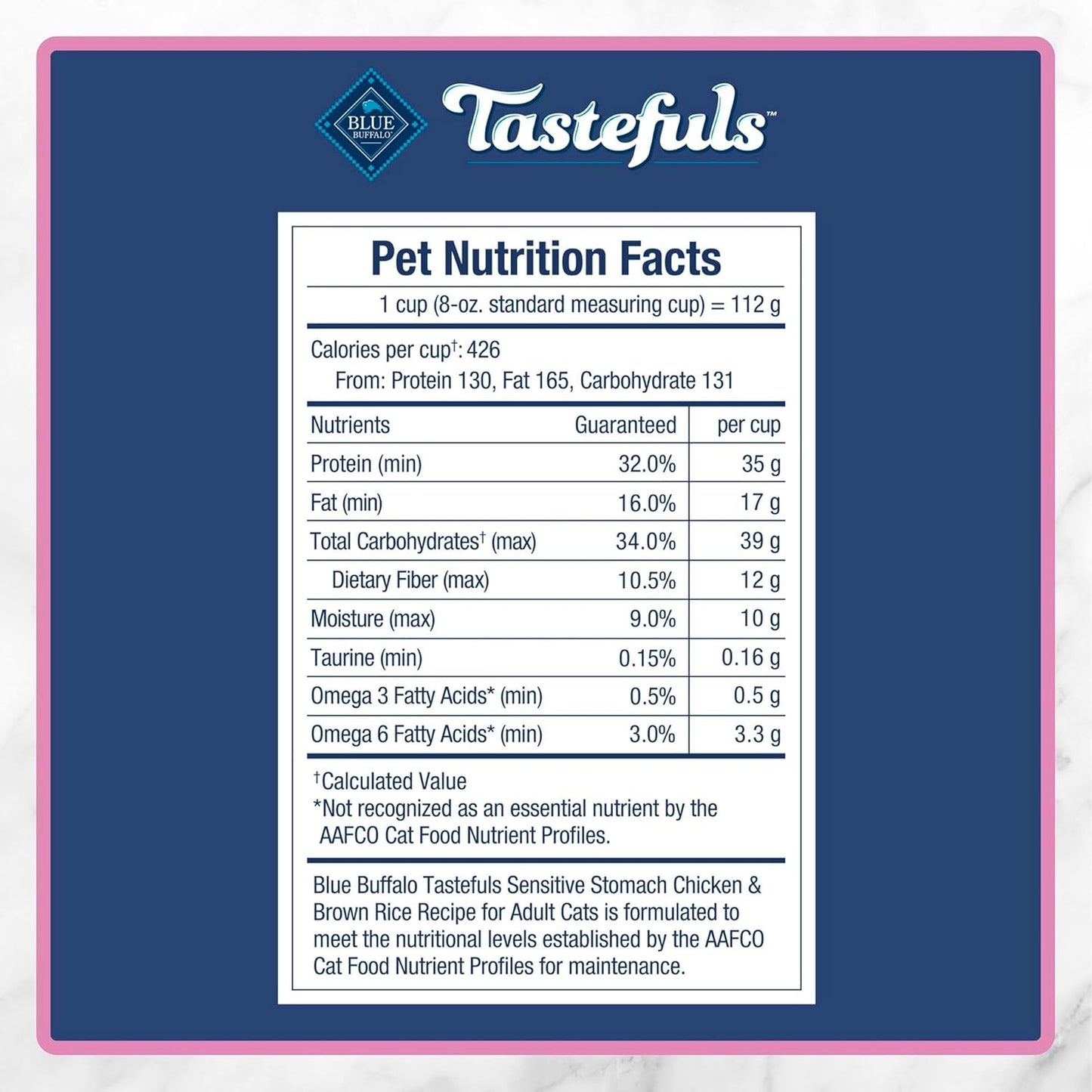 Sensitive Stomach Natural Adult Dry Cat Food, Chicken & Brown Rice