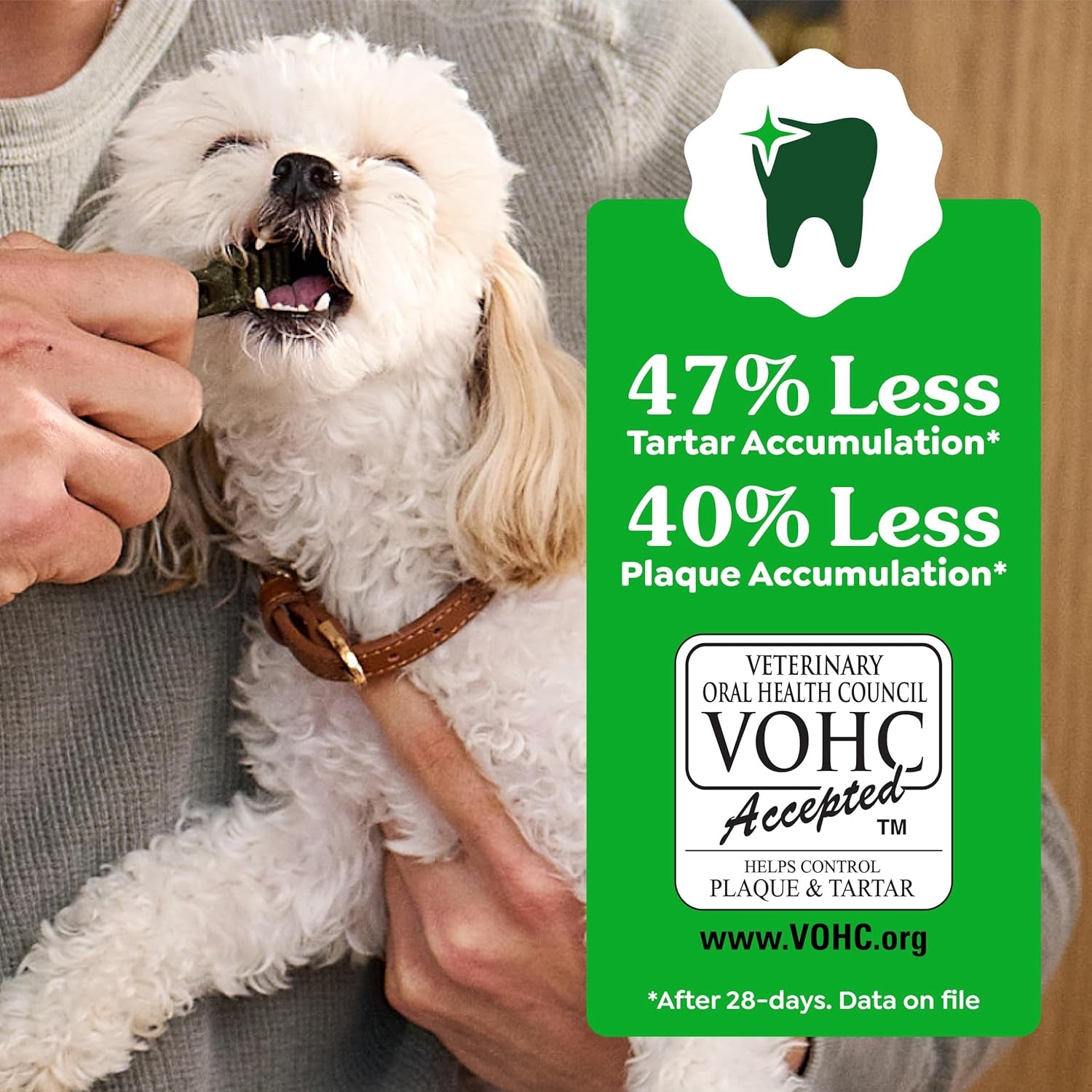 Original Large Dog Natural Dental Treats (50 -100 Lb. Dogs)